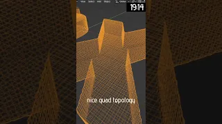 Fix Bad Topology in Blender in 30 seconds #shorts #blender #topology