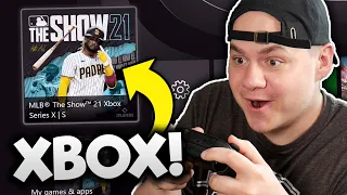 i finally played MLB THE SHOW 21 on XBOX SERIES X!!