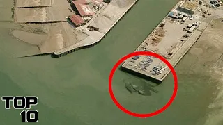 Top 10 TERRIFYING Things Google Maps Doesn't Want You To See