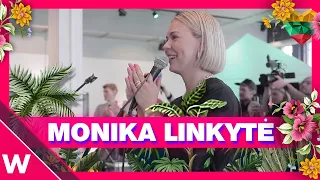 🇱🇹 Monika Linkytė "Stay" & "This Time" - LIVE at our Eurovision 2023 LUSH Liverpool Lounge