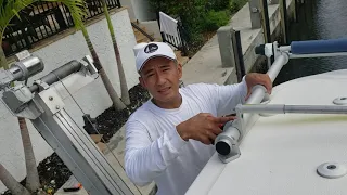 How To Install A Bocashade On A Boat With A Hardtop