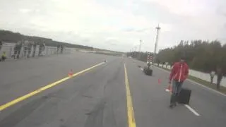 BMW S1000RR vs Porsche 9ff 1mile Enerdgy Drag 28/09/2014