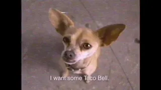 Taco Bell's commercial on Cartoon Network USA, July 1997 (Extremely RARE)