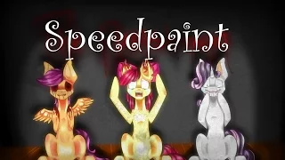 (MLP) Speedpaint: The punishment (Gore)