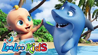 BabyShark + ABC Song | A For Apple and more Sing Along Kids Songs - LooLoo Kids