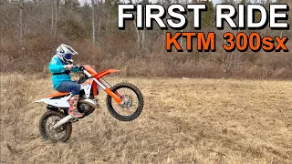 2023 KTM 300sx First Ride (All NEW Fuel Injected 2 Stroke)