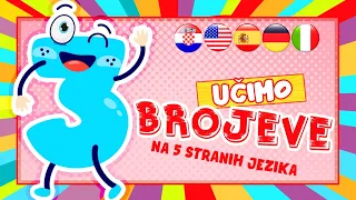 UČIMO BROJATI pjevajući na RAZLIČITIM JEZICIMA | *Hej, djeco! Brojite s nama* | Edukativni crtići