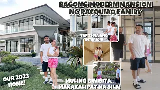 BAGONG MANSION NG PACQUIAO FAMILY LILIPATAN NA NGAYONG 2023 😍 MODERN HOUSE ANG GUSTO NI JINKEE