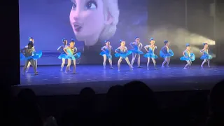 Performing ‘let it go’ during ballet concert