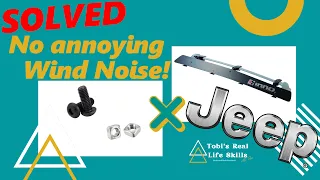 SOLVED! My Roof Rack made wind noise | MELIPRON Roof Rack | Jeep Wrangler JL 2020