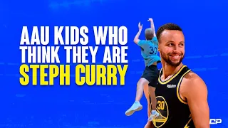 AAU Kids Trying To Play LIKE Steph Curry 😂 | Highlights #Shorts