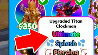 😱OMG I GOT NEW TITAN CLOCK MAN ULTIMATE FIRST TRY!💎NEW UPDATE! Toilet Tower Defense