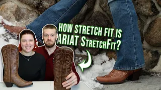 Are they Good for Wide Calfs?? | Ariat D Toe StretchFit Cowgirl Boots REVIEW
