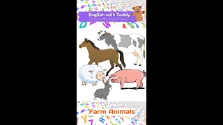 5.2. FARM ANIMALS | Домашние животные по-английски | Английский для детей