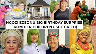 ACTRESS UJU OKOLI SURPRISE HER MUM NGOZI EZEONU AS SHE TURNS 57