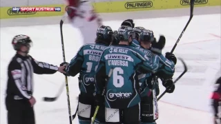 Erste Bank Eishockey Liga 16/17, 3. Platzierungsrunde: Red Bull Salzburg - Black Wings Linz 3:4