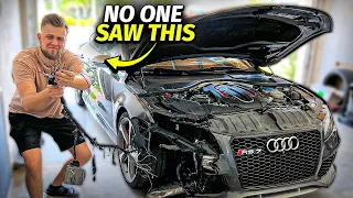 I BOUGHT A WRECKED AUDI RS7 FOR CHEAP AND THIS IS WHY..