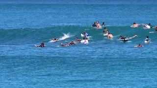 THE BIG AND CLEAN WAVE AT IMPOSSIBLES AND BINGIN SURFING.