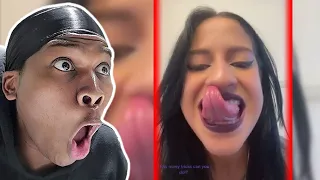 WHAT DAT MOUF DO??? | Women with really long tongues part 2 - Longest tongues on Earth compilation!