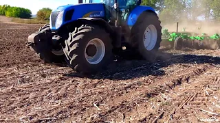 New holland  1 T7060 & АГН-4.2