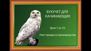 Урок 7: Учет процесса производства.