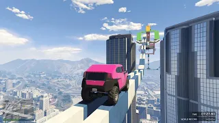 75% Players Need To Drive On This Tight Rope To Reach Heaven In GTA 5 !