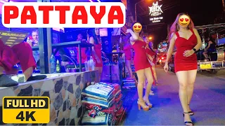 [4K] Pattaya Nightlife Soi Buakhao, Soi Chaiyapoon, Tree Town, Soi Diana | November 2022