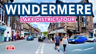 WINDERMERE TOWN Cumbria England [Lake District Tour]