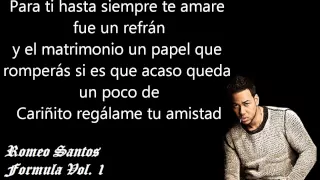 Llevame Contigo - Romeo Santos ♦♦ Letra ♦♦