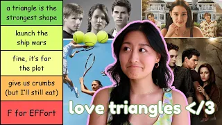 tier ranking iconic love triangles because I watched Challengers