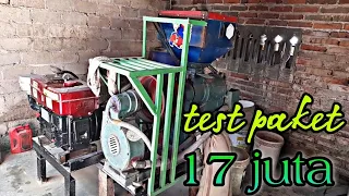 Testing Paket 17juatan || selep padi non pk