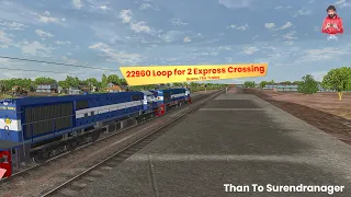 22960 Loop for 2 Express Crossing Guess Which Trains I msts I jsh gaming