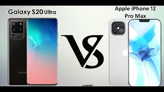 iPhone 12 Pro Max vs Galaxy S20 Ultra Display Test (Video Quality & Gaming)