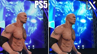 WWE 2K23 PS5 vs. Xbox Series X | Loading, Graphics, FPS Test
