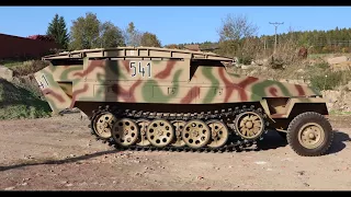 Restored SdKfz 251/7 with original Maybach HL 42 TUKRM engine.