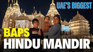 BAPs HINDU Mandir of ABU DHABI 🙏🏻 Hindu Temple Darshan in ABU DHABI @NarendraModi @abudhabimandir