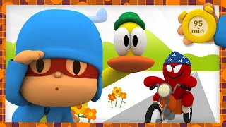 👮 POCOYO AND NINA - Traffic Jam Troubles [95 min] | ANIMATED CARTOON for Children | FULL episodes