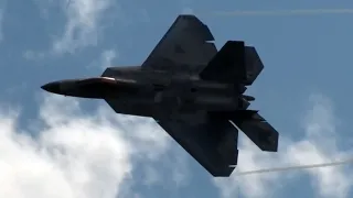 2021 Wheels and Wings Airshow - F-22 Raptor Demonstration