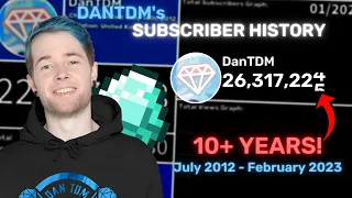 DanTDM - From 0 to 26.3 MILLION Subscribers! (2012 - 2023)