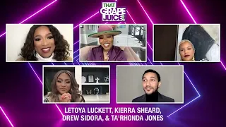 LeToya Luckett, Drew Sidora, Kierra Sheard, & Ta'Rhonda Jones Talk 'Line Sisters' Movie