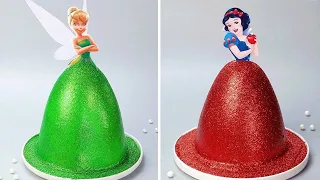 👑Cutest Princess Cakes Ever 👑 Tsunami Cake | Fancy Pull Me Up Cake Decorating Idea