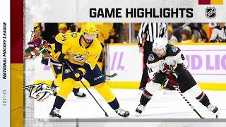 Coyotes @ Predators 11/13/2021 | NHL Highlights