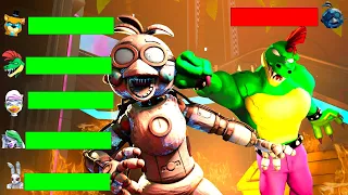 [SFM FNaF] Top 5 SHOCKED VS Fights WITH Healthbars