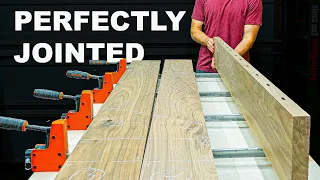 get PERFECT joints... WITHOUT A JOINTER! Here is my secret