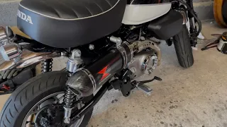 *HONDA MONKEY* Black Widow Exhaust Install & First Service