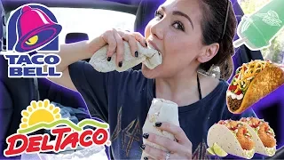 TACO BELL vs DEL TACO 먹방 MUKBANG 신메뉴 FAST FOOD REVIEW