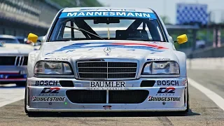 Mercedes-Benz C-Class DTM "D2"(1994) driven by Bernd Schneider - Two 90s Legends at Monza Racetrack!