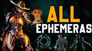 All Farmable EPHEMERAS of Warframe - What they look like & How to get them [OUTDATED]