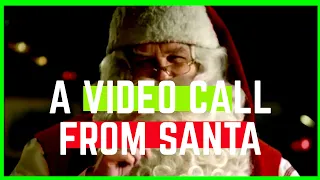 A VIDEO CALL FROM SANTA CLAUS. Una video llamada de Santa Claus para Jose.