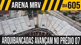 ARENA MRV | 5/8 ARQUIBANCADAS AVANÇAM NO PRÉDIO 07 | 15/12/2021